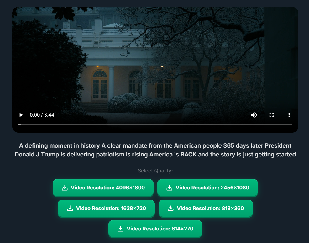 X Video Downloader Preview
